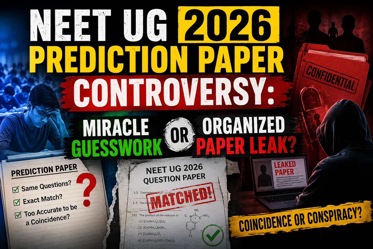 NEET UG 2026 Prediction Paper Controversy: Miracle Guesswork or Organized Paper Leak?